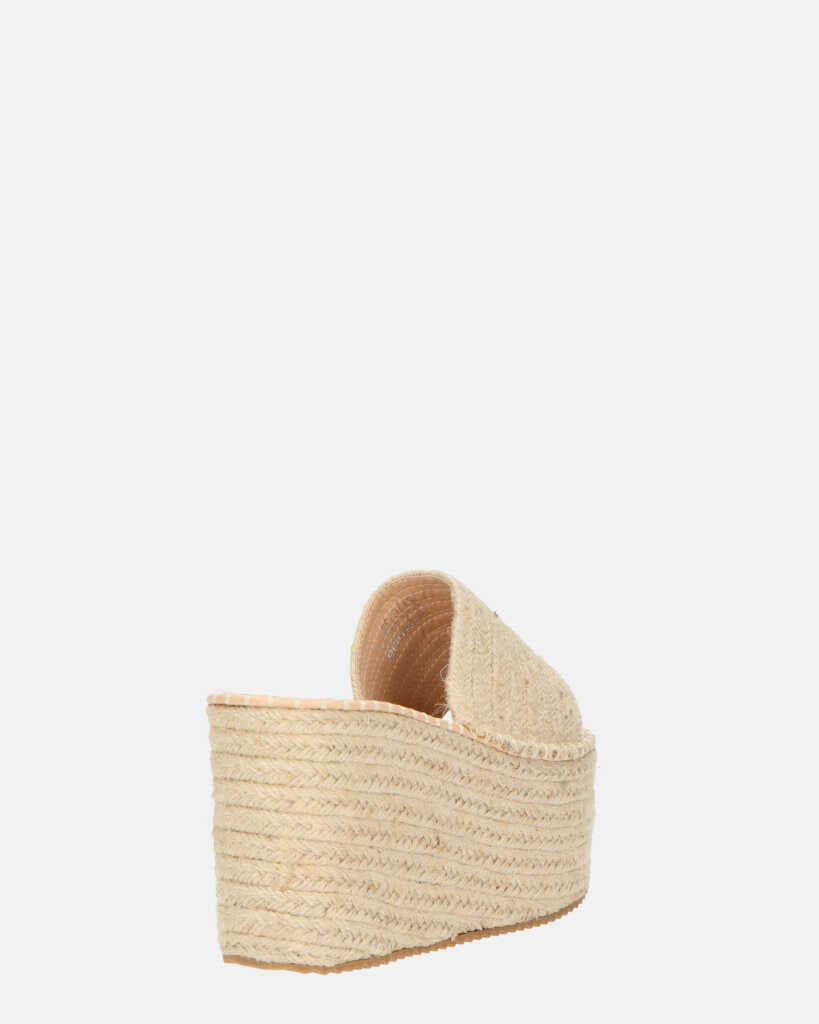 ALEXANDRA - sandalo platform in beige