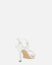 RAFA - sandales à talons en pu blanches