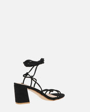 TALIA - sandales à talons en glitter noires