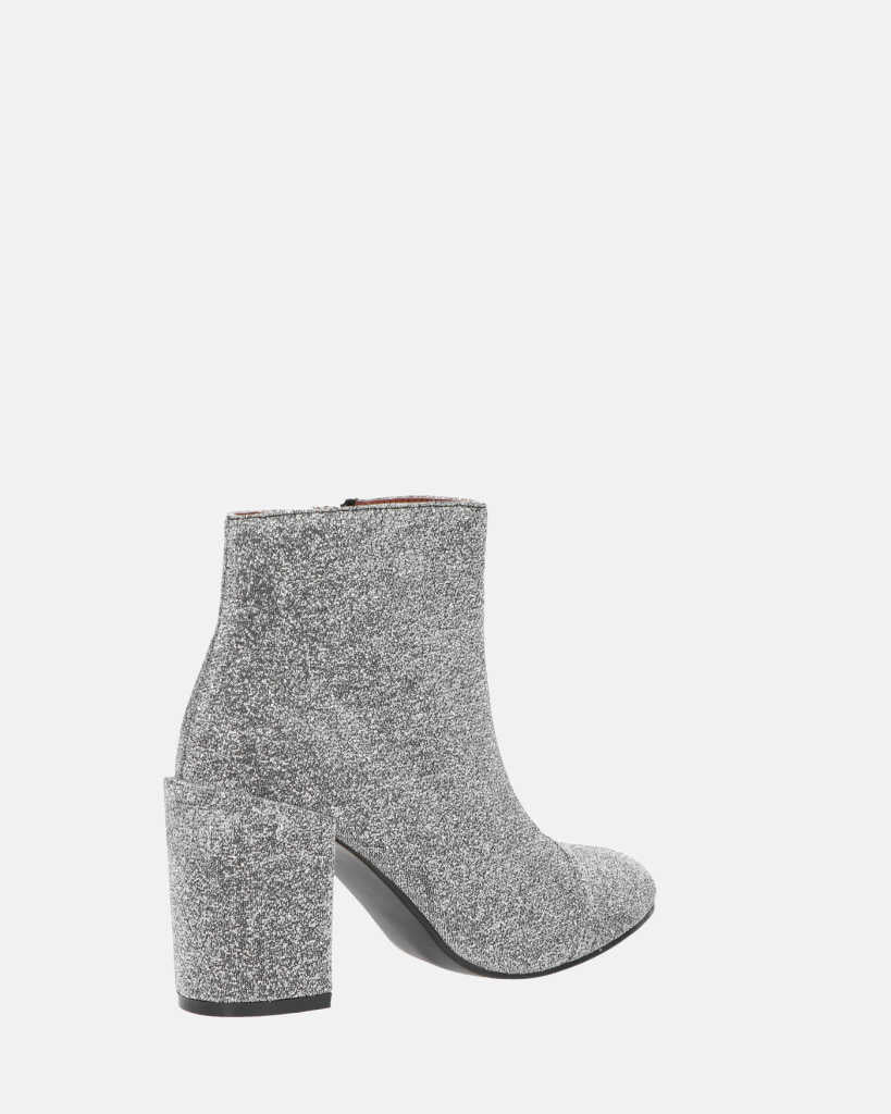 IRENE - stivaletto in glitter grigio