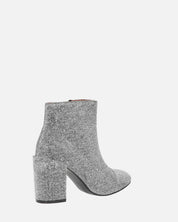 IRENE - stivaletto in glitter grigio