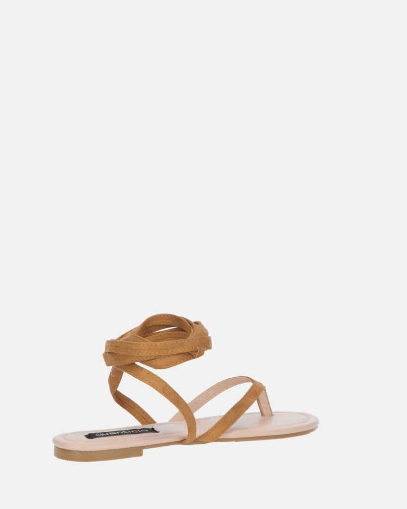 SABA - sandali bassi beige