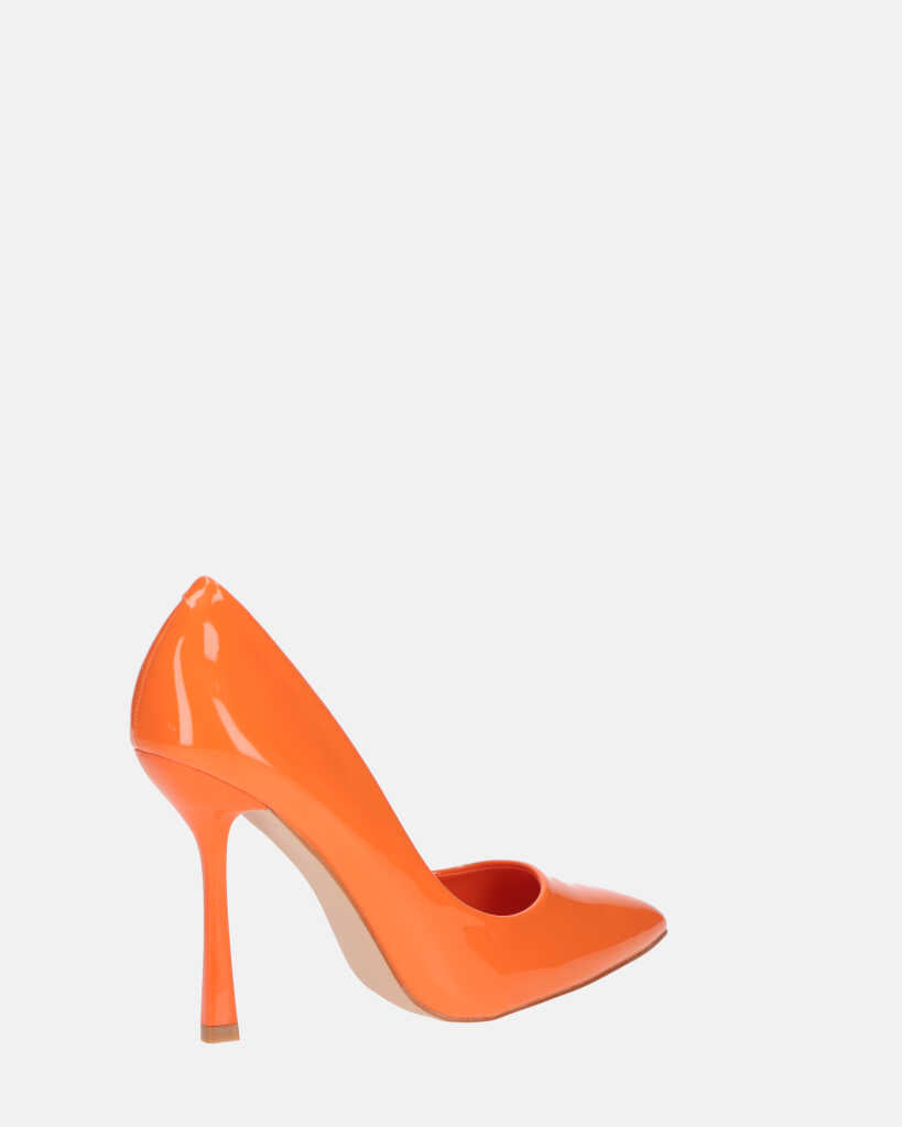 THISBE - decollete in glassy arancio