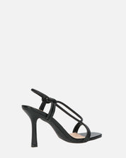 RAFA - sandales à talons en pu noir