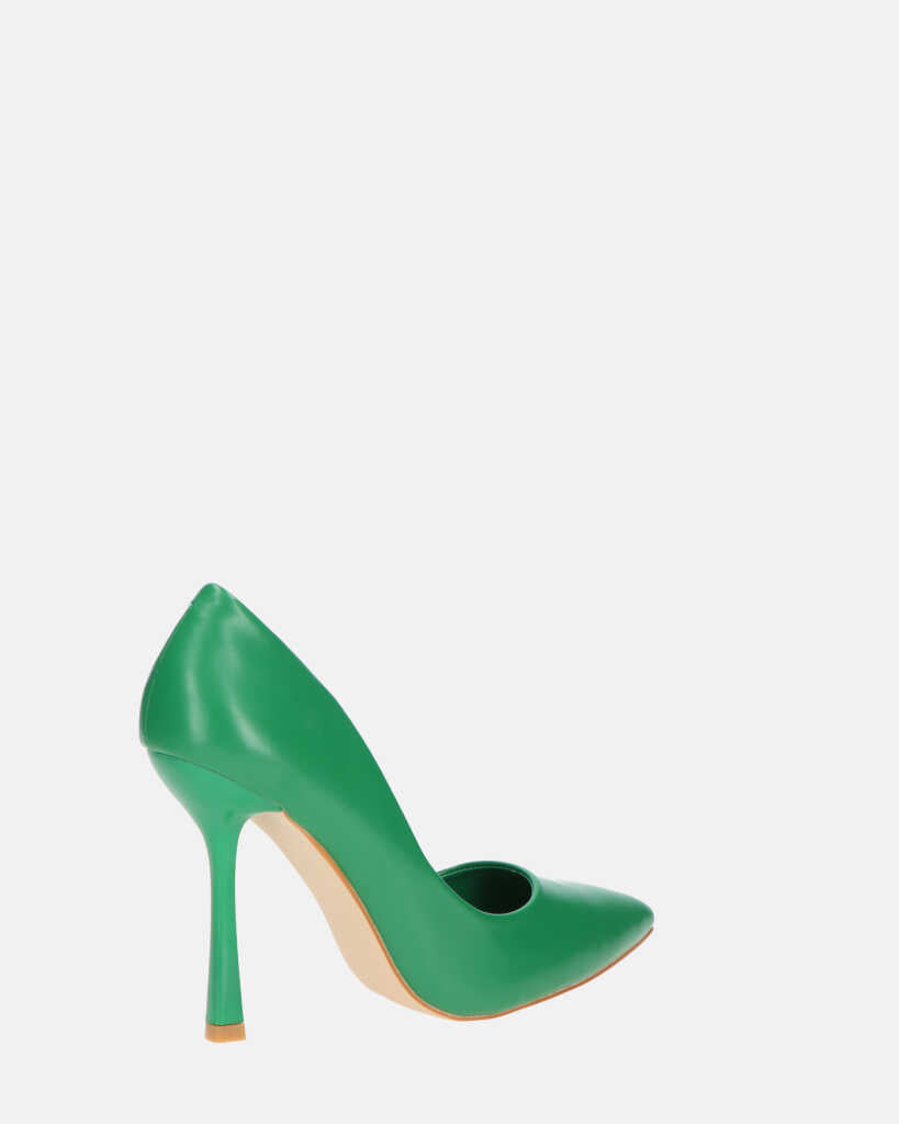 CONSUELO - decollete in PU verde