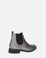 SOPHIE - stivaletto stile chelsea in glitter grigio