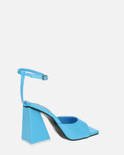 KUBRA - sandali con cinturino in ecopelle azzurra