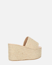 ALEXANDRA - sandalo platform in beige