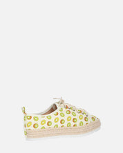 CHALICE - espadrillas con kiwi stampati
