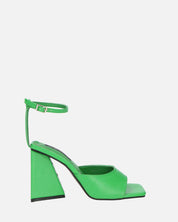 KUBRA - sandali con cinturino in ecopelle verde