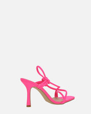 RAFA - sandali con tacco in lycra fuchsia