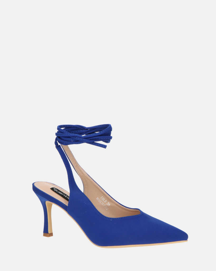 IOLE - scarpe con tacco a spillo in lycra blu