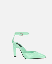 LUDWIKA - chaussures à talon et bride en glassy vert