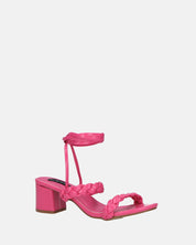 TARISAI - sandali fuchsia in ecopelle con lacci