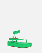 YULIYA - sandali platform verde