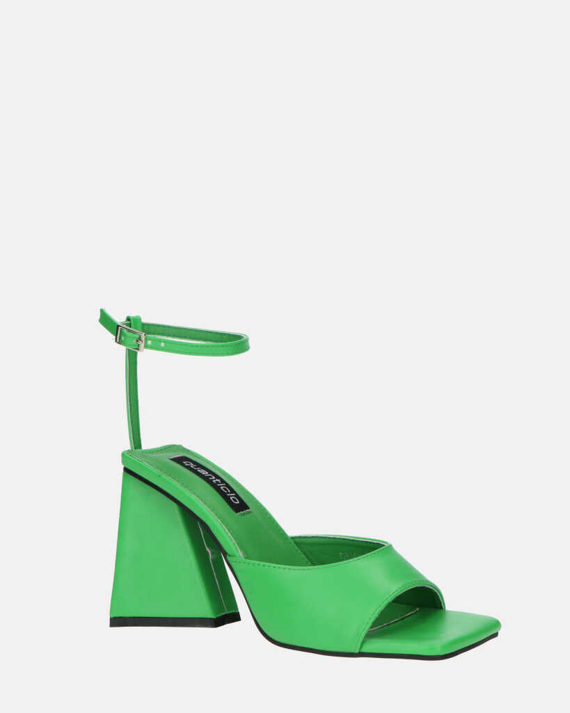 KUBRA - sandali con cinturino in ecopelle verde