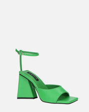KUBRA - sandali con cinturino in ecopelle verde