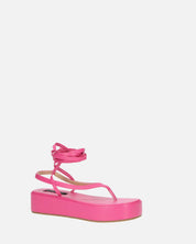YULIYA - sandali platform fucsia