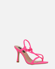 RAFA - sandali con tacco in lycra fuchsia
