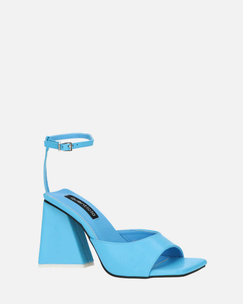 KUBRA - sandali con cinturino in ecopelle azzurra