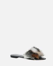 STEFFI - slider in ecopelliccia multicolor