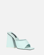 BUKET - sandali con tacco celeste