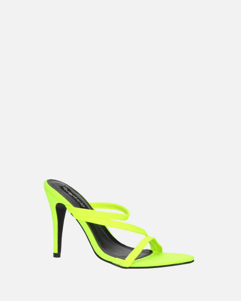 JUDY - tacco a spillo giallo fluo