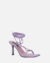 DOLLY - tacco a spillo violetto con lacci
