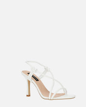 RAFA - sandales à talons en pu blanches