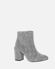 IRENE - stivaletto in glitter grigio