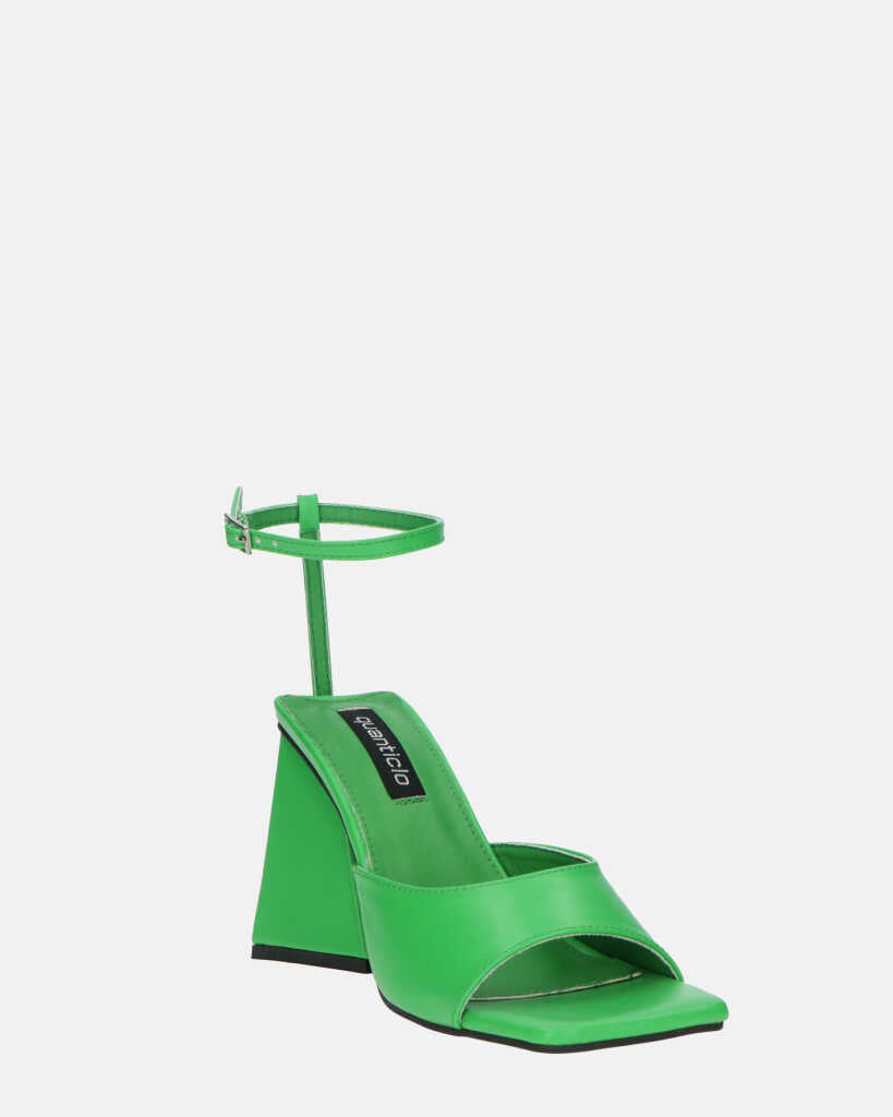 KUBRA - sandali con cinturino in ecopelle verde