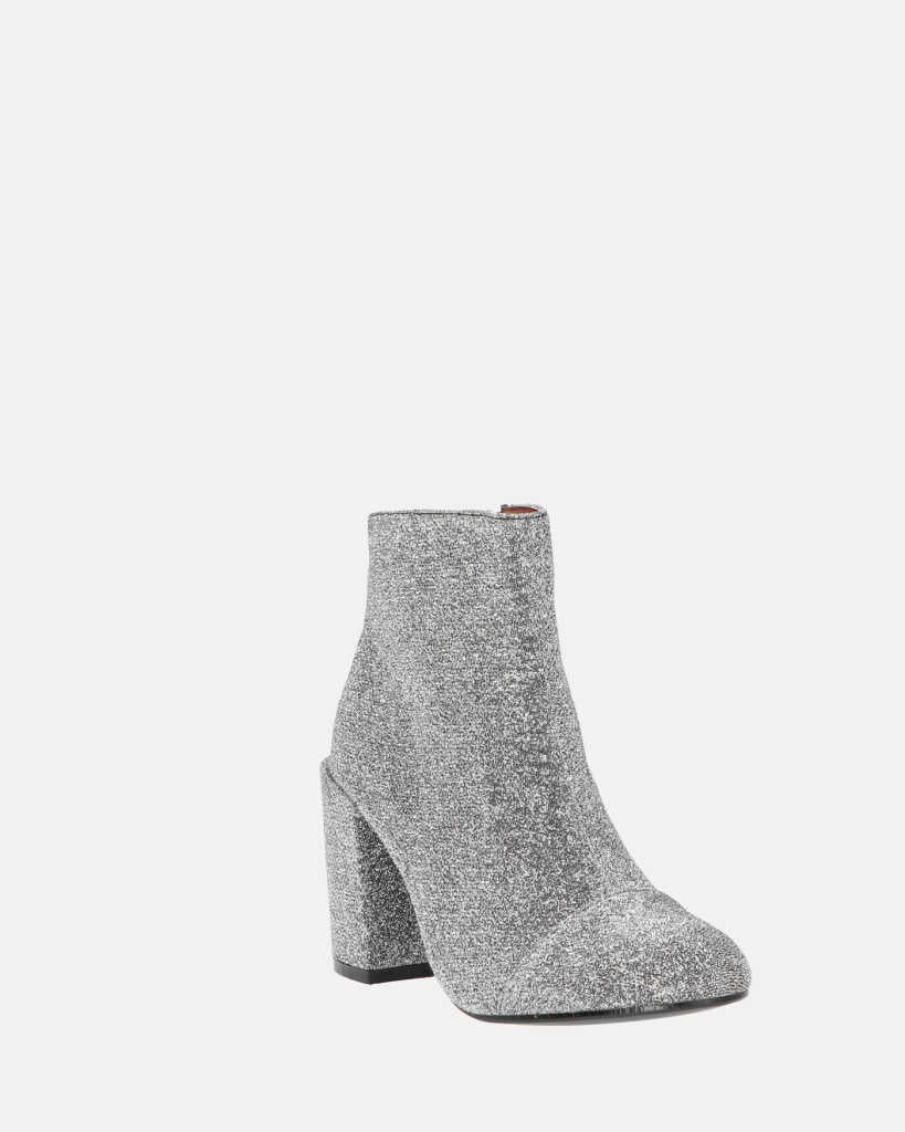IRENE - stivaletto in glitter grigio