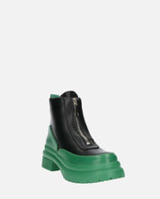 CHRISTIANE - scarpe con cerniera in PU verde