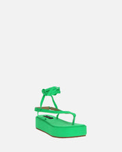 YULIYA - sandali platform verde