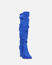 JONITTA - stivale alto con tacco in blu