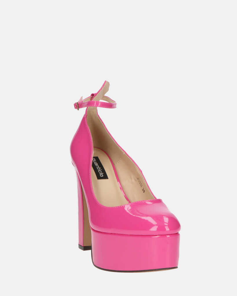 SOLEIL - scarpe con tacco alto in glassy fuchsia