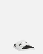 NUHA - sandali bianchi con chiusure in velcro