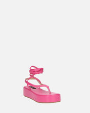 YULIYA - sandali platform fucsia