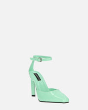LUDWIKA - chaussures à talon et bride en glassy vert