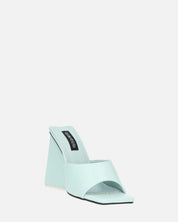 BUKET - sandali con tacco celeste