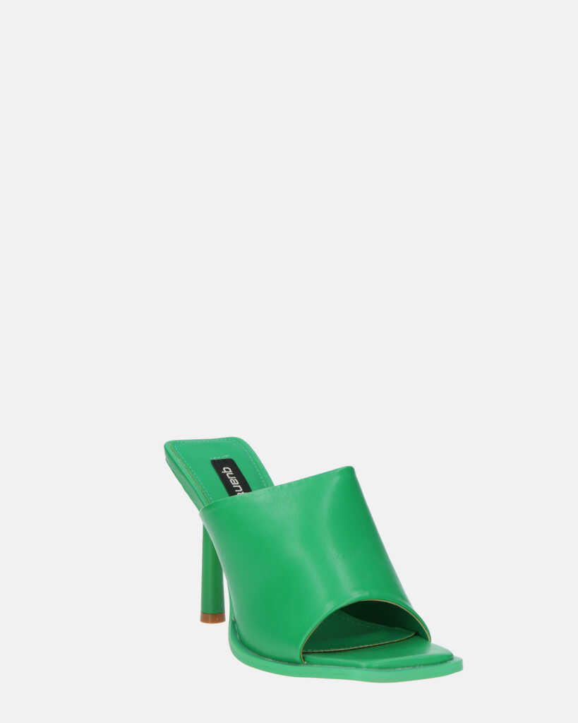 MIRANDA - scarpe verdi con tacchi a spillo