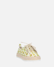 CHALICE - espadrillas con kiwi stampati