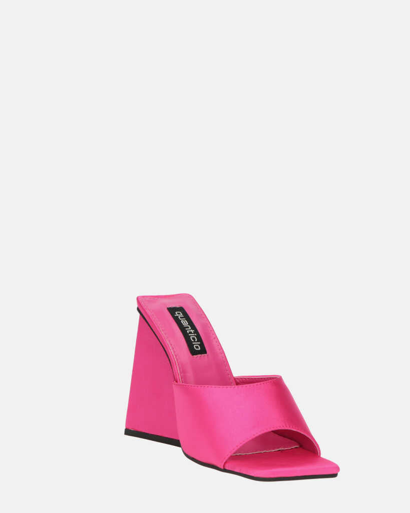 BUKET - sandali con tacco fucsia