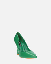 CONSUELO - decollete in PU verde