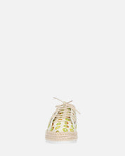CHALICE - espadrillas con kiwi stampati