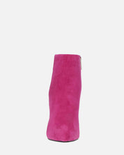 SMILLA - stivaletti in camoscio fucsia con cerniera