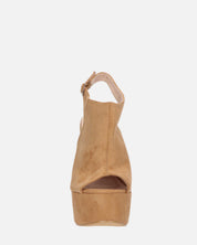 MYRA - sandales à plateforme à talons en beige