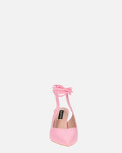 IOLE - scarpe con tacco a spillo in lycra rosa