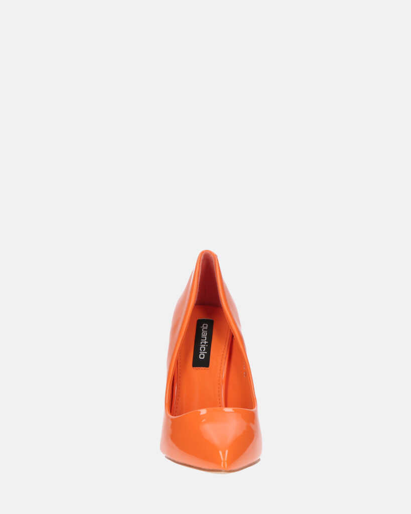 THISBE - decollete in glassy arancio