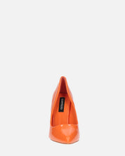 THISBE - decollete in glassy arancio